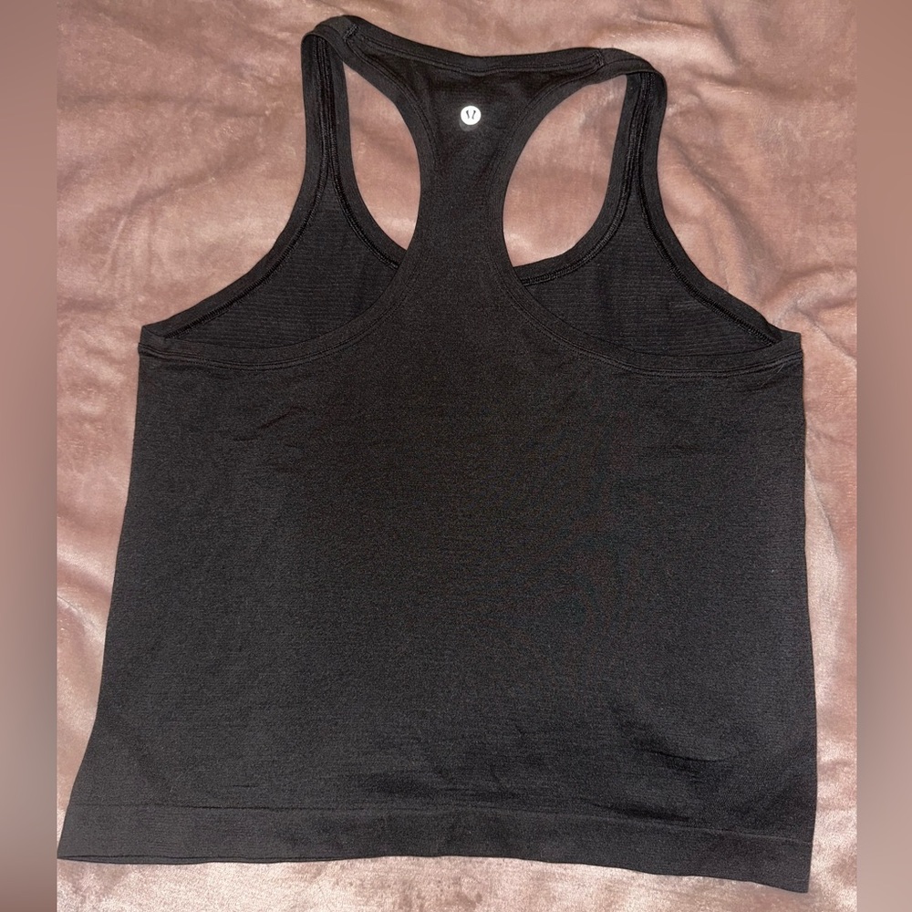 Lululemon Swiftly Racerback Tank Top- color black, Size 8